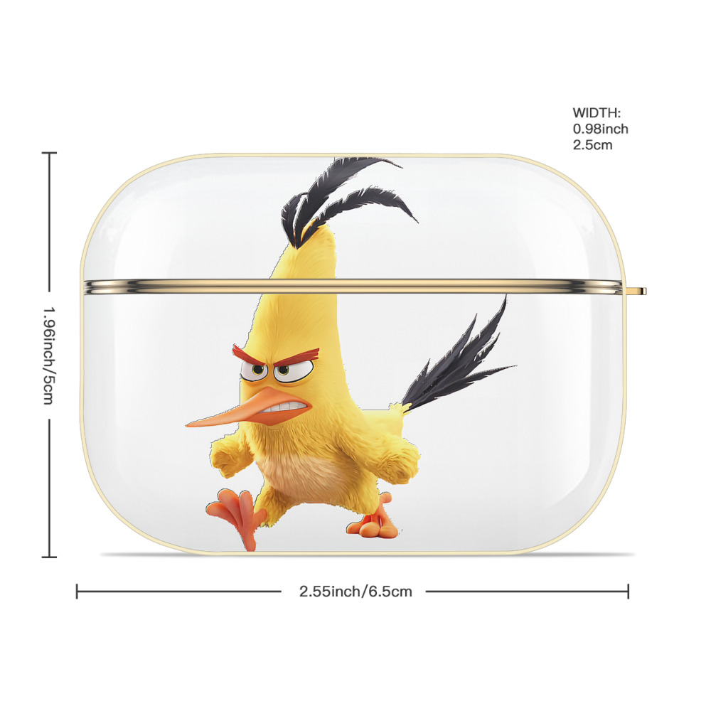 Angry Birds アングリーバード 【AirPods Pro用】ハードシェル保護ケース｜耐衝撃・防指紋・カラビナ付き商品仕様