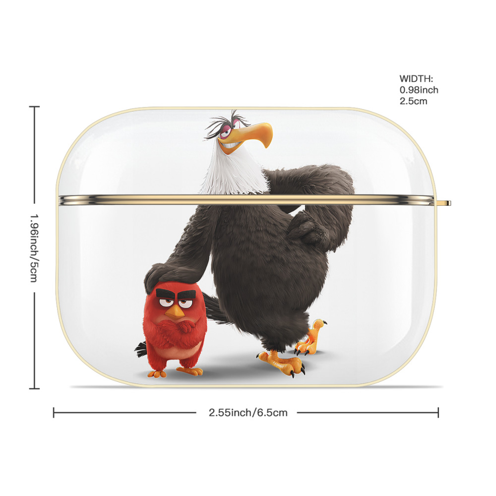 Angry Birds アングリーバード 【AirPods Pro用】ハードシェル保護ケース｜耐衝撃・防指紋・カラビナ付き商品仕様