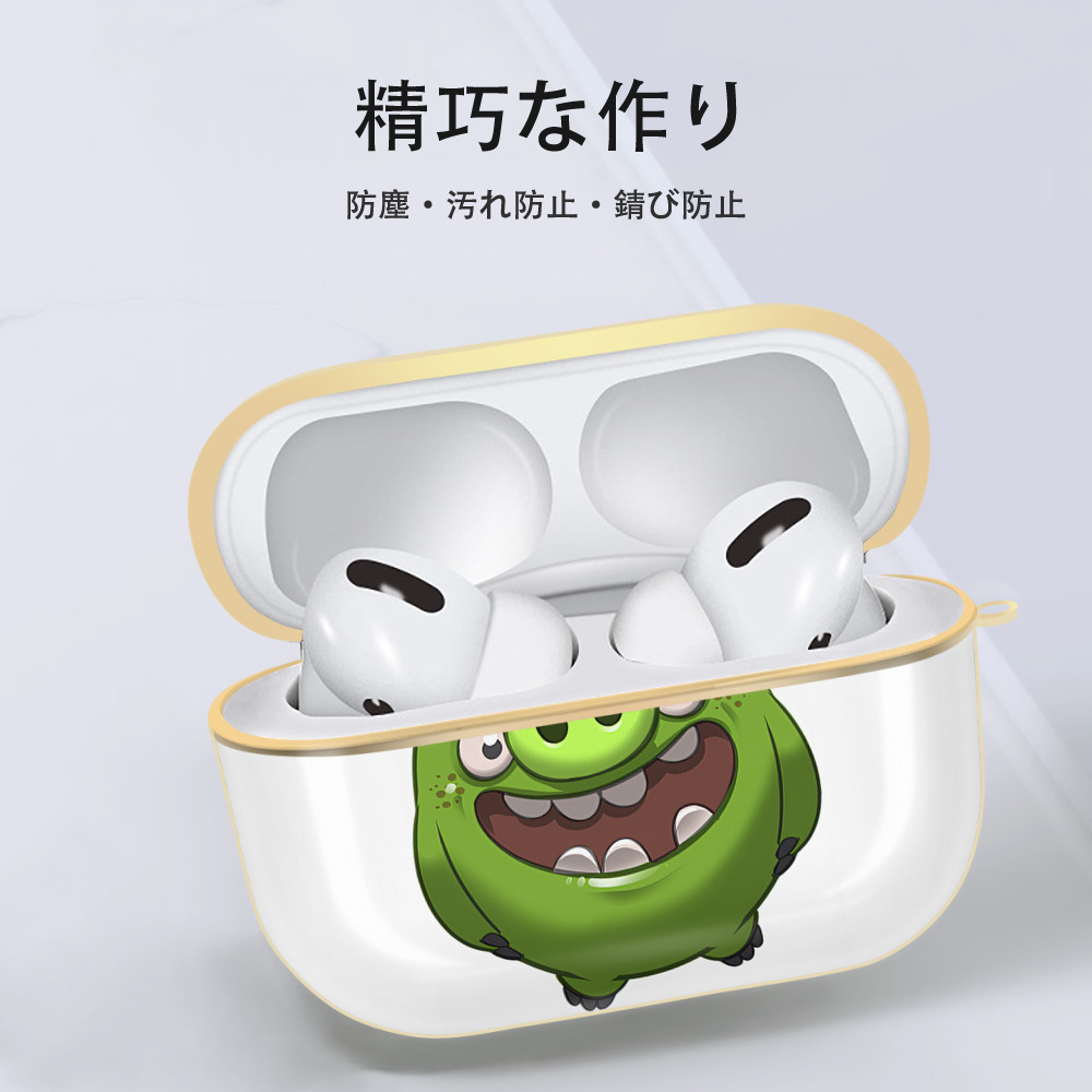 Angry Birds アングリーバード 【AirPods Pro用】ハードシェル保護ケース｜耐衝撃・防指紋・カラビナ付き商品仕様
