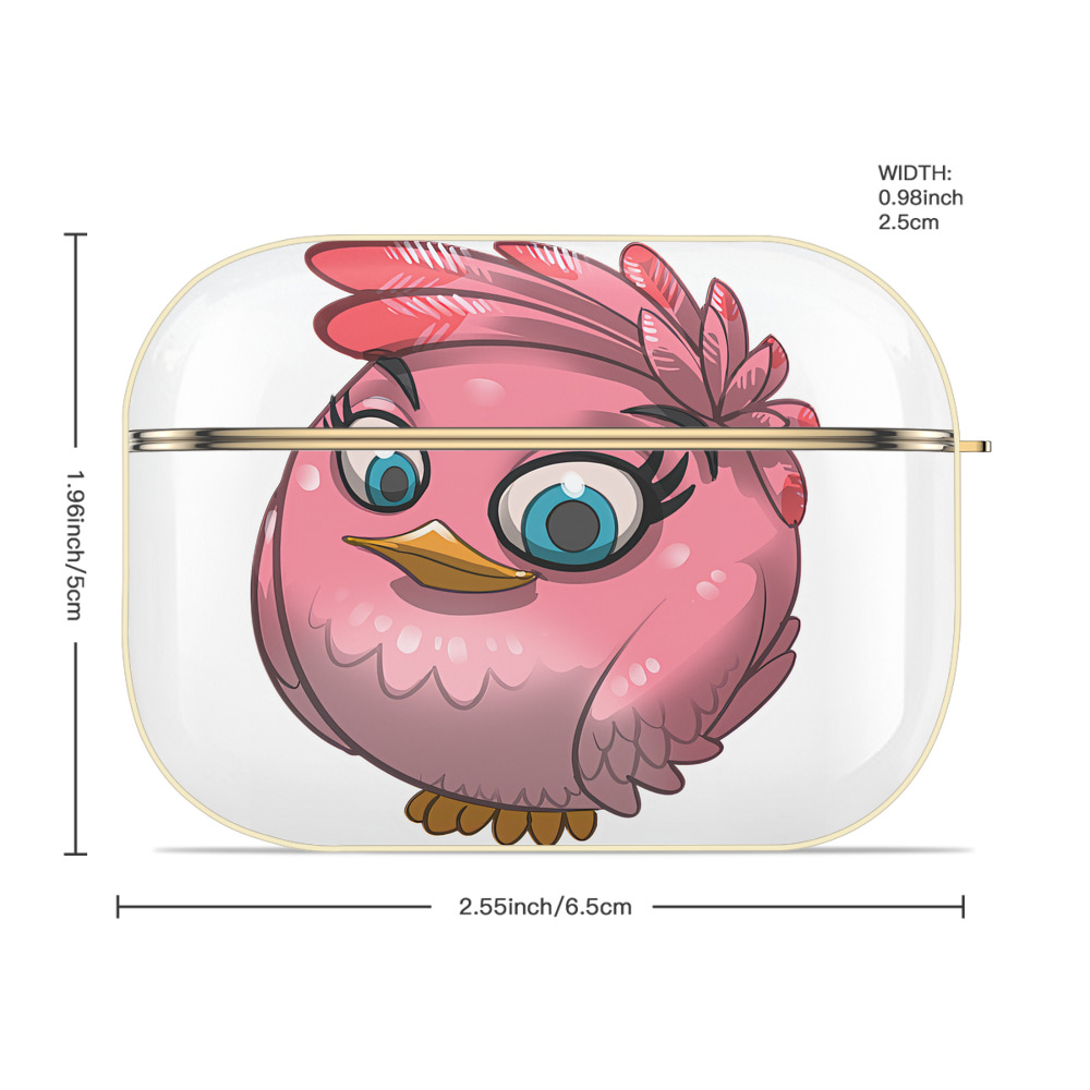 Angry Birds アングリーバード 【AirPods Pro用】ハードシェル保護ケース｜耐衝撃・防指紋・カラビナ付き商品仕様