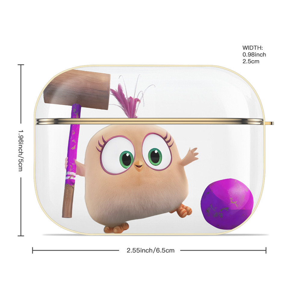Angry Birds アングリーバード 【AirPods Pro用】ハードシェル保護ケース｜耐衝撃・防指紋・カラビナ付き商品仕様