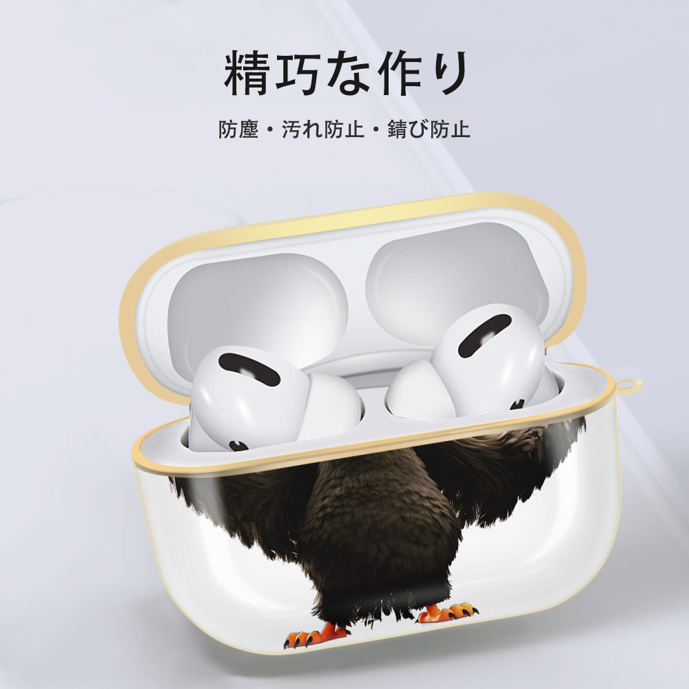Angry Birds アングリーバード 【AirPods Pro用】ハードシェル保護ケース｜耐衝撃・防指紋・カラビナ付き商品仕様