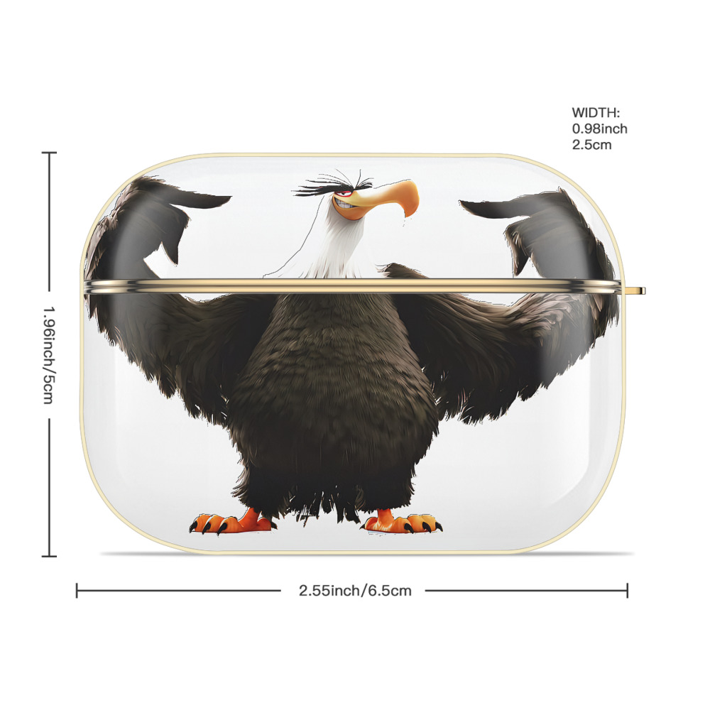 Angry Birds アングリーバード 【AirPods Pro用】ハードシェル保護ケース｜耐衝撃・防指紋・カラビナ付き商品仕様