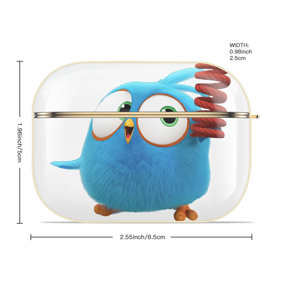 Angry Birds アングリーバード 【AirPods Pro用】ハードシェル保護ケース｜耐衝撃・防指紋・カラビナ付き商品仕様