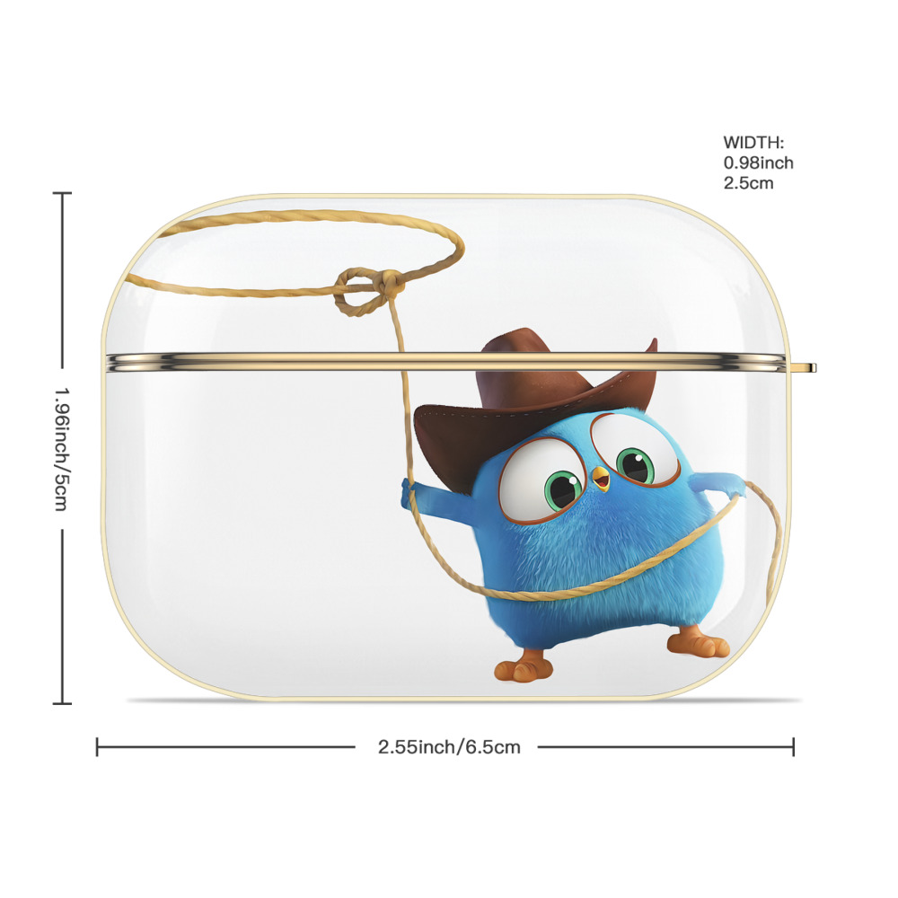 Angry Birds アングリーバード 【AirPods Pro用】ハードシェル保護ケース｜耐衝撃・防指紋・カラビナ付き商品仕様