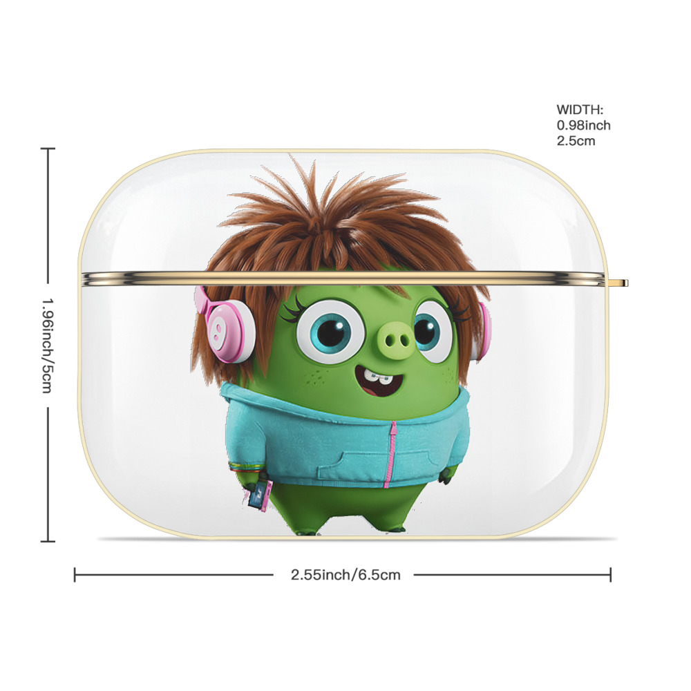 Angry Birds アングリーバード 【AirPods Pro用】ハードシェル保護ケース｜耐衝撃・防指紋・カラビナ付き商品仕様