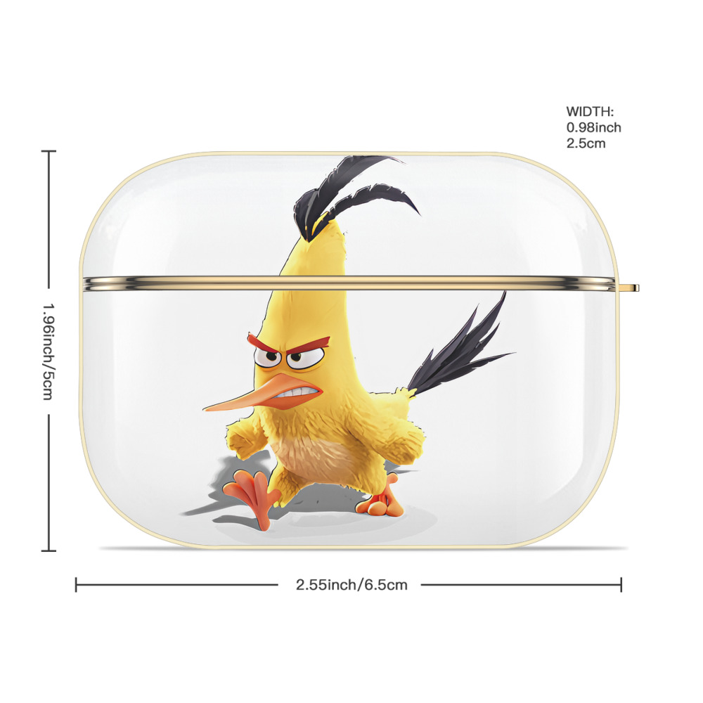 Angry Birds アングリーバード 【AirPods Pro用】ハードシェル保護ケース｜耐衝撃・防指紋・カラビナ付き商品仕様