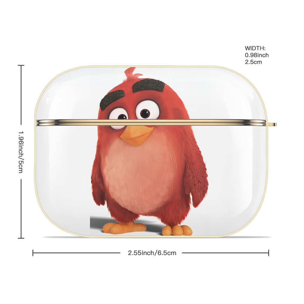Angry Birds アングリーバード 【AirPods Pro用】ハードシェル保護ケース｜耐衝撃・防指紋・カラビナ付き商品仕様