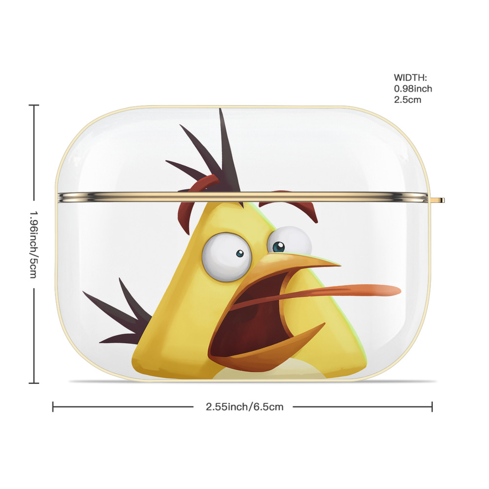 Angry Birds アングリーバード 【AirPods Pro用】ハードシェル保護ケース｜耐衝撃・防指紋・カラビナ付き商品仕様