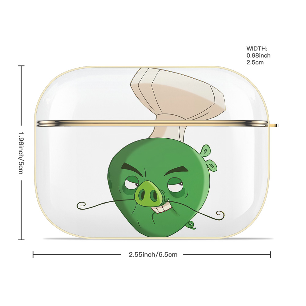 Angry Birds アングリーバード 【AirPods Pro用】ハードシェル保護ケース｜耐衝撃・防指紋・カラビナ付き商品仕様