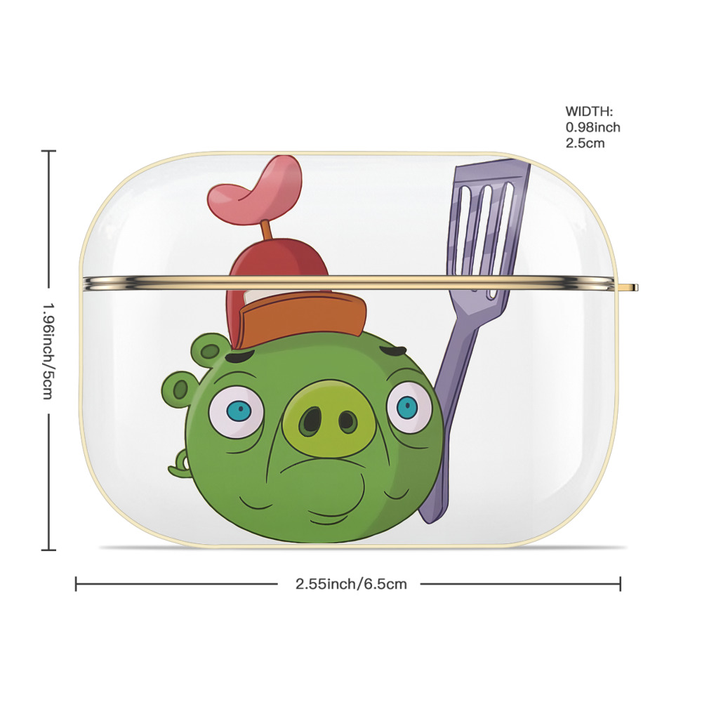 Angry Birds アングリーバード 【AirPods Pro用】ハードシェル保護ケース｜耐衝撃・防指紋・カラビナ付き商品仕様