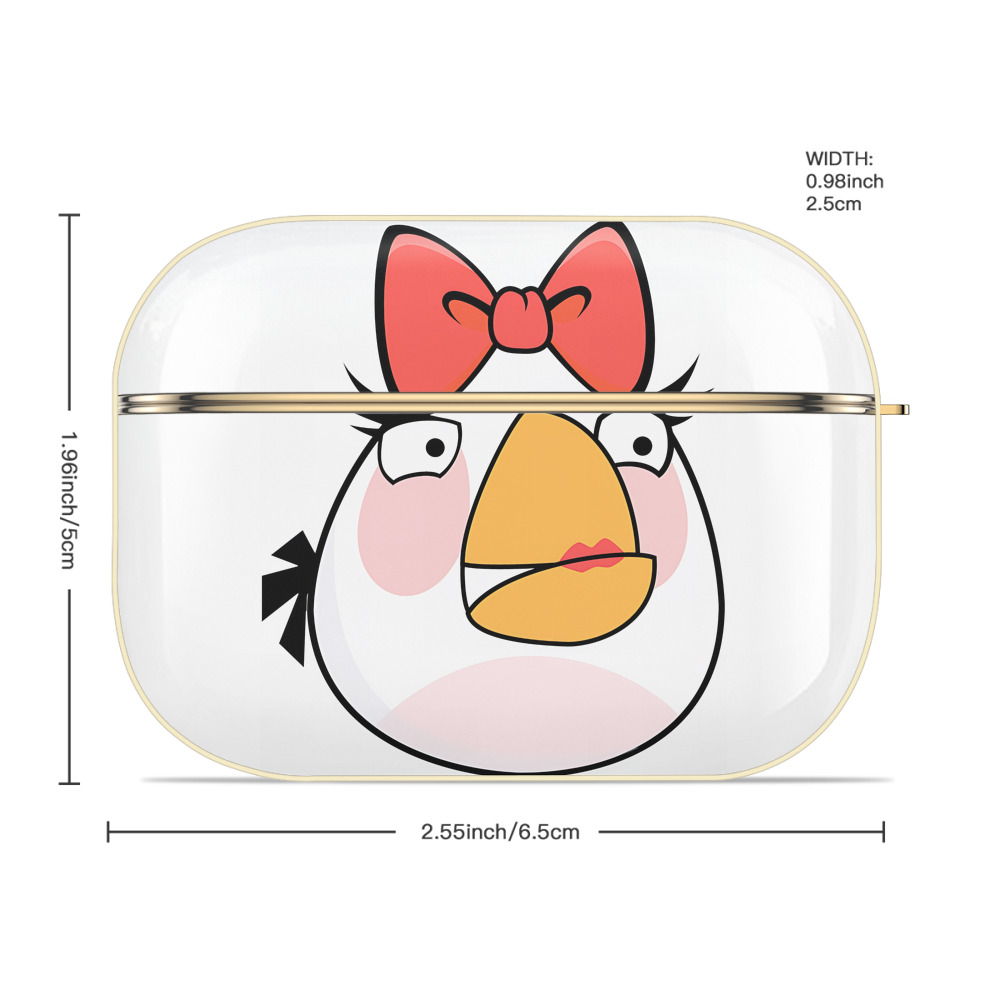 Angry Birds アングリーバード 【AirPods Pro用】ハードシェル保護ケース｜耐衝撃・防指紋・カラビナ付き商品仕様