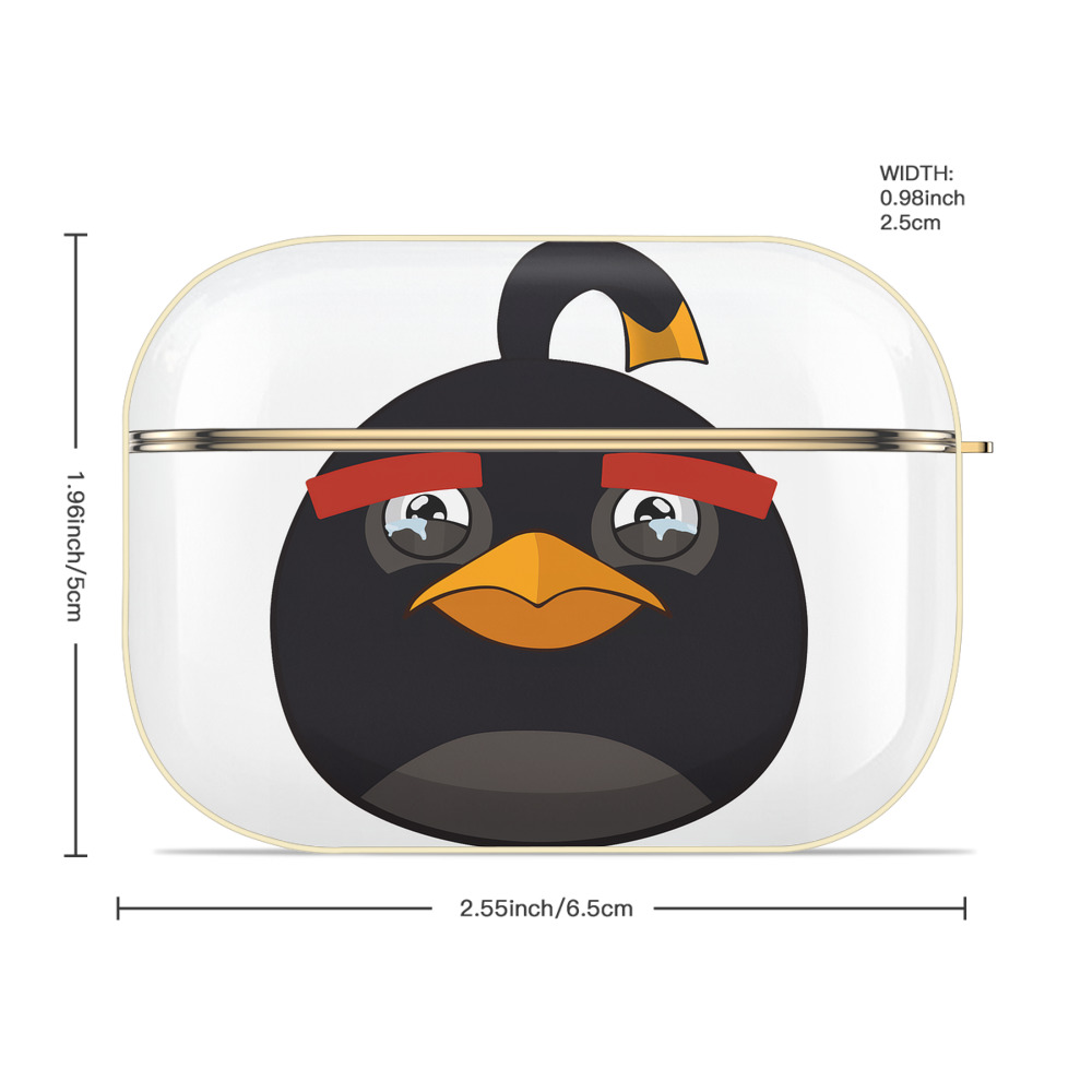 Angry Birds アングリーバード 【AirPods Pro用】ハードシェル保護ケース｜耐衝撃・防指紋・カラビナ付き商品仕様