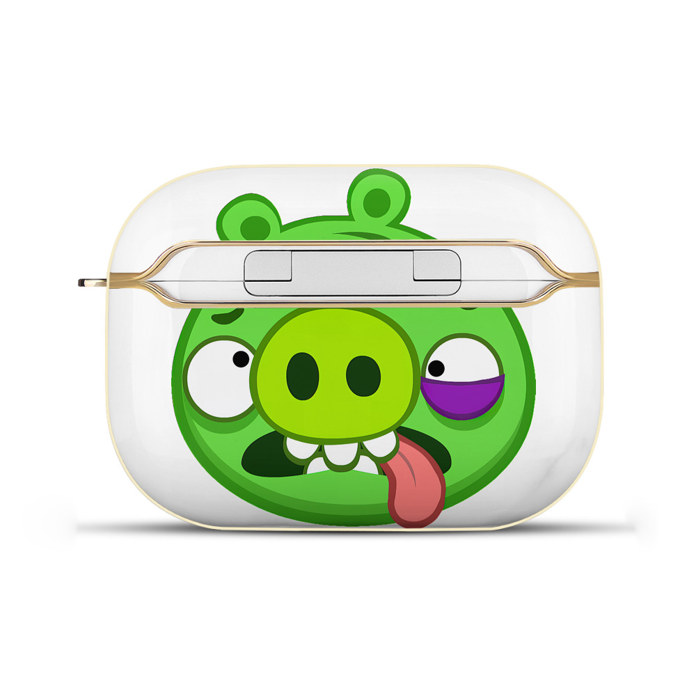 （画像用） Angry Birds アングリーバード 【AirPods Pro用】ハードシェル保護ケース｜耐衝撃・防指紋・カラビナ付き商品仕様