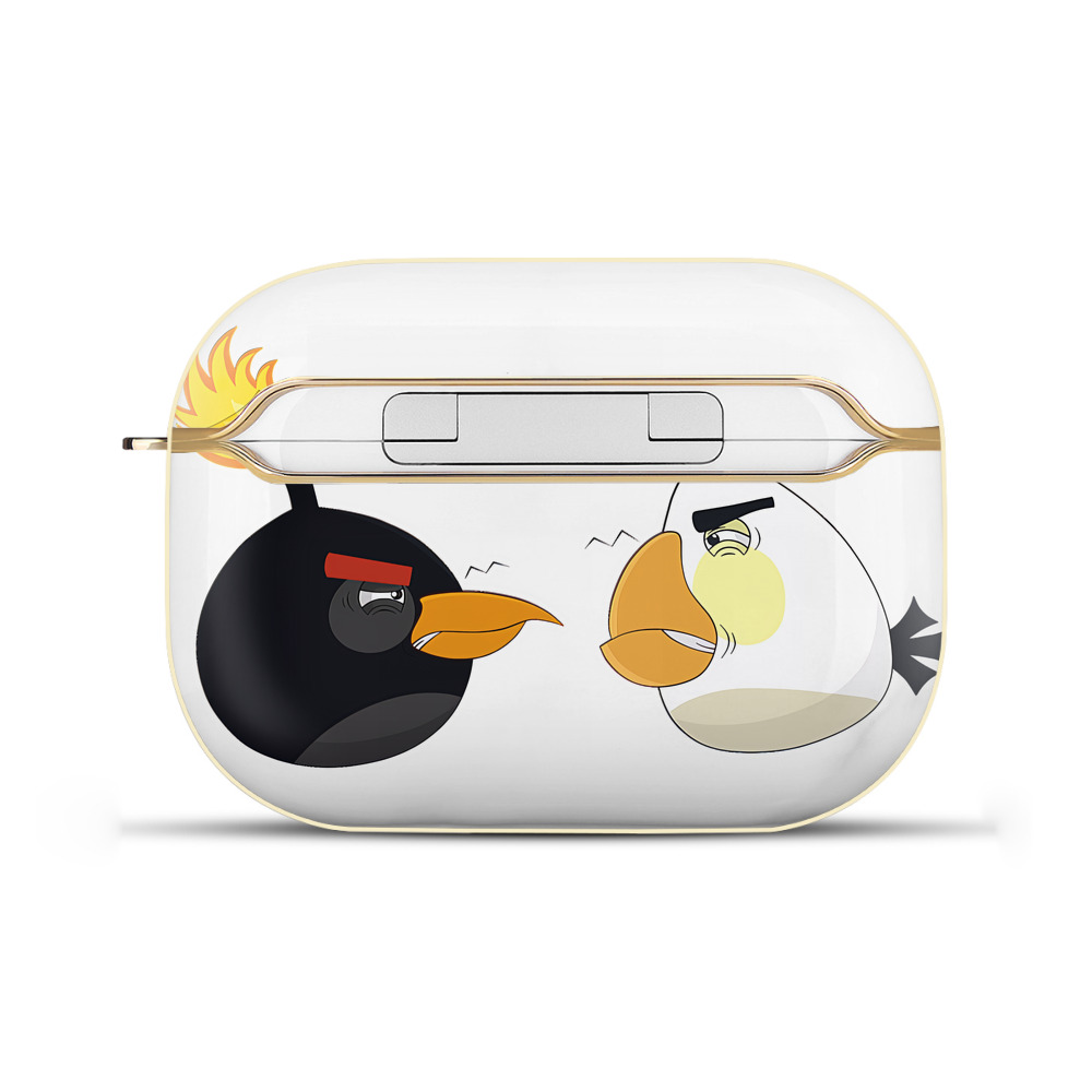 （画像用） Angry Birds アングリーバード 【AirPods Pro用】ハードシェル保護ケース｜耐衝撃・防指紋・カラビナ付き商品仕様