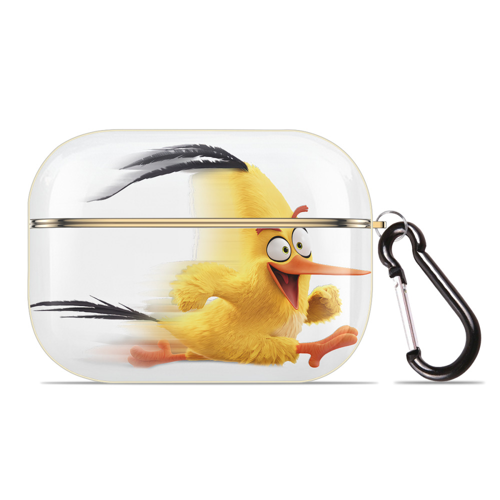 （画像用） Angry Birds アングリーバード 【AirPods Pro用】ハードシェル保護ケース｜耐衝撃・防指紋・カラビナ付き商品仕様
