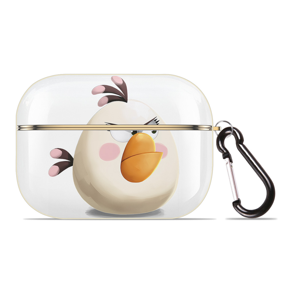 （画像用） Angry Birds アングリーバード 【AirPods Pro用】ハードシェル保護ケース｜耐衝撃・防指紋・カラビナ付き商品仕様