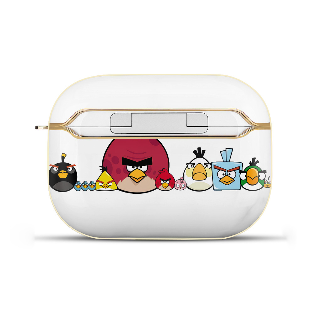 （画像用） Angry Birds アングリーバード 【AirPods Pro用】ハードシェル保護ケース｜耐衝撃・防指紋・カラビナ付き商品仕様