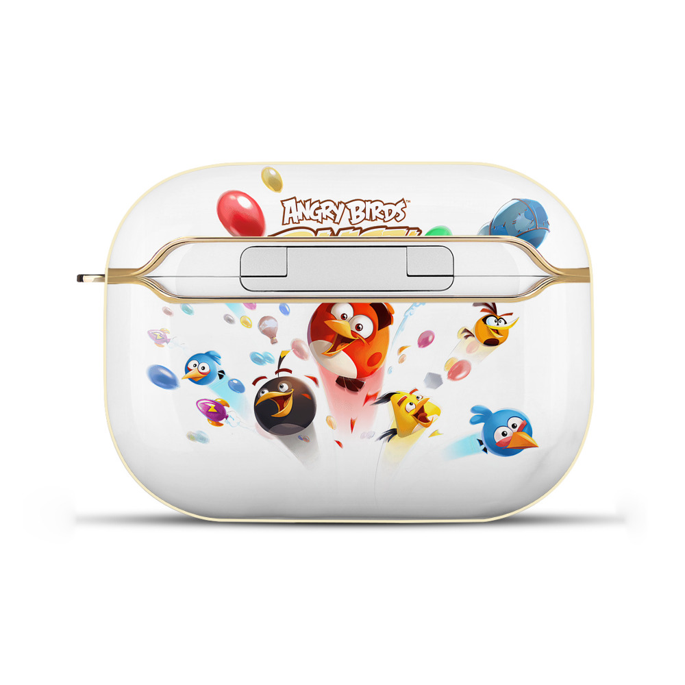 （画像用） Angry Birds アングリーバード 【AirPods Pro用】ハードシェル保護ケース｜耐衝撃・防指紋・カラビナ付き商品仕様