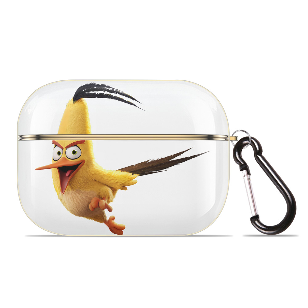 （画像用） Angry Birds アングリーバード 【AirPods Pro用】ハードシェル保護ケース｜耐衝撃・防指紋・カラビナ付き商品仕様