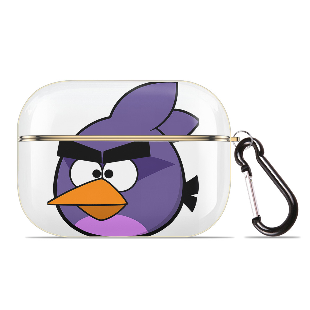 （画像用） Angry Birds アングリーバード 【AirPods Pro用】ハードシェル保護ケース｜耐衝撃・防指紋・カラビナ付き商品仕様