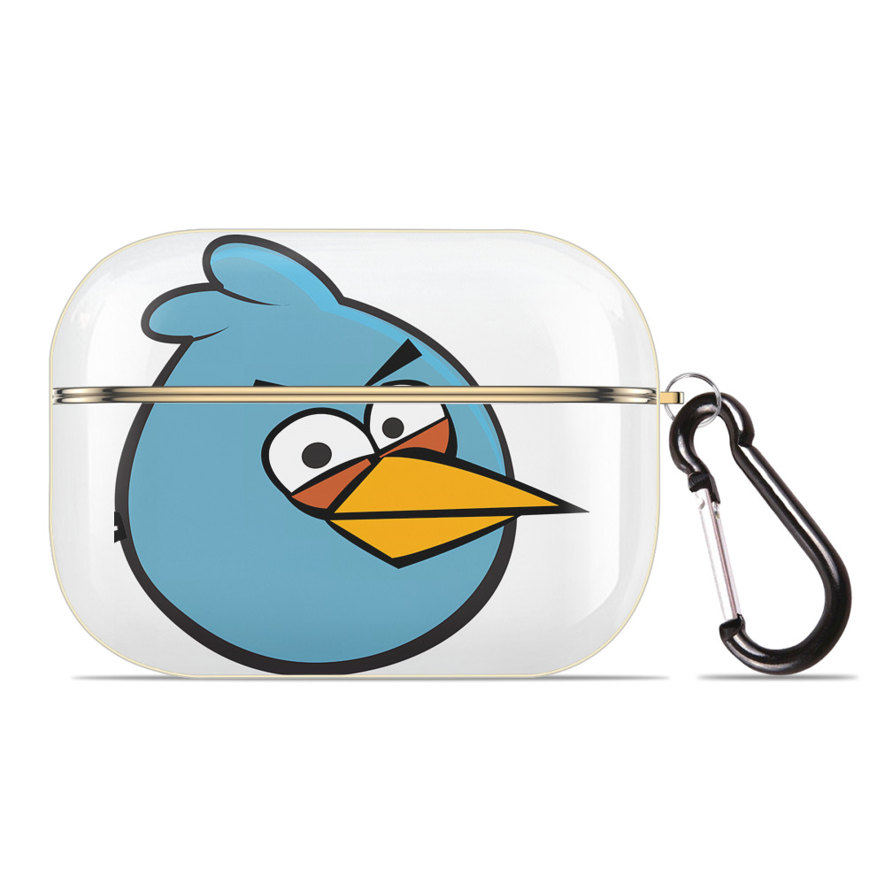 （画像用） Angry Birds アングリーバード 【AirPods Pro用】ハードシェル保護ケース｜耐衝撃・防指紋・カラビナ付き商品仕様