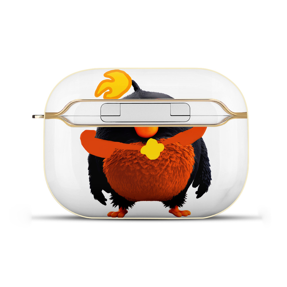 （画像用） Angry Birds アングリーバード 【AirPods Pro用】ハードシェル保護ケース｜耐衝撃・防指紋・カラビナ付き商品仕様