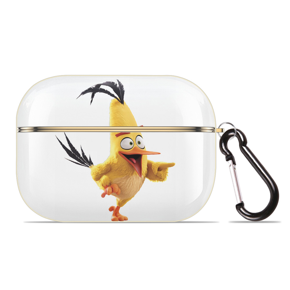 （画像用） Angry Birds アングリーバード 【AirPods Pro用】ハードシェル保護ケース｜耐衝撃・防指紋・カラビナ付き商品仕様