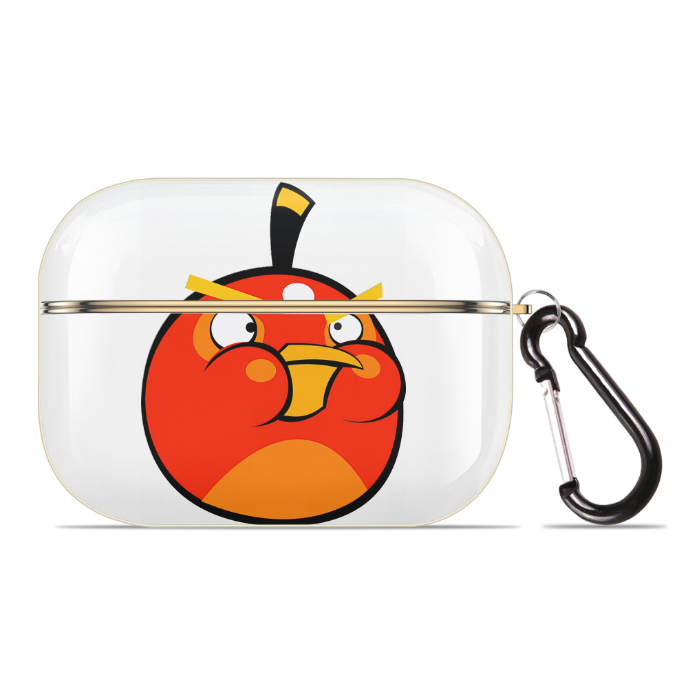 （画像用） Angry Birds アングリーバード 【AirPods Pro用】ハードシェル保護ケース｜耐衝撃・防指紋・カラビナ付き商品仕様