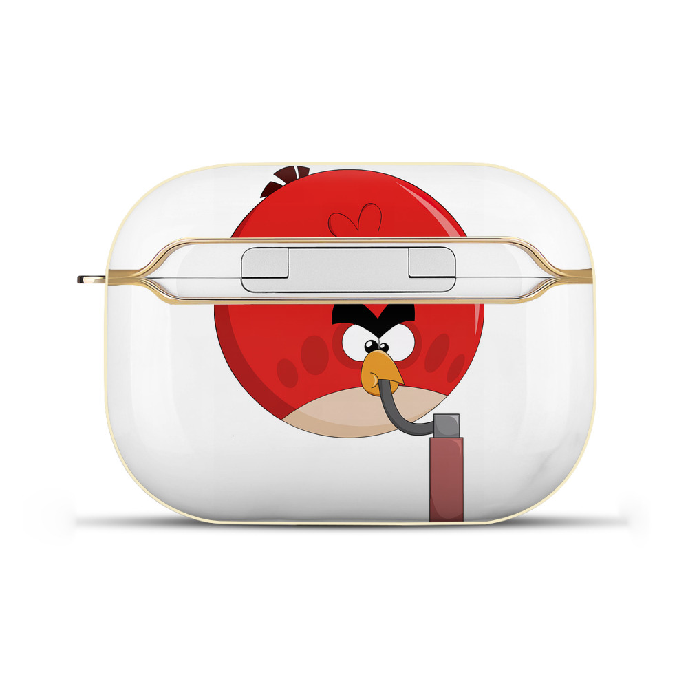 （画像用） Angry Birds アングリーバード 【AirPods Pro用】ハードシェル保護ケース｜耐衝撃・防指紋・カラビナ付き商品仕様