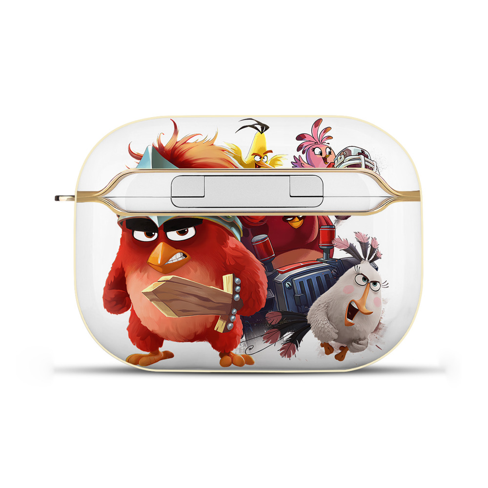 （画像用） Angry Birds アングリーバード 【AirPods Pro用】ハードシェル保護ケース｜耐衝撃・防指紋・カラビナ付き商品仕様