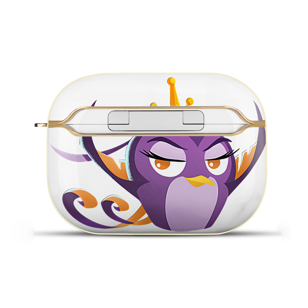 （画像用） Angry Birds アングリーバード 【AirPods Pro用】ハードシェル保護ケース｜耐衝撃・防指紋・カラビナ付き商品仕様