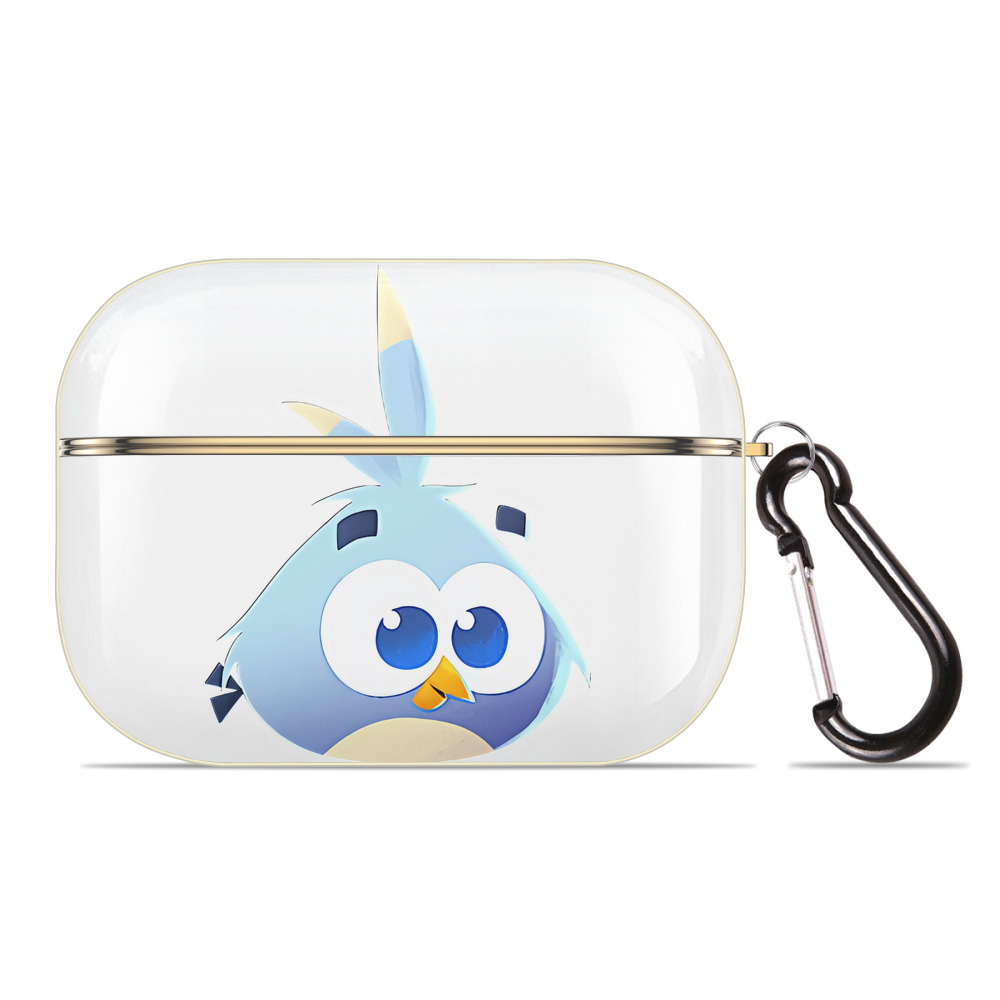 （画像用） Angry Birds アングリーバード 【AirPods Pro用】ハードシェル保護ケース｜耐衝撃・防指紋・カラビナ付き商品仕様