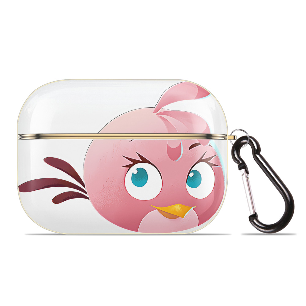 （画像用） Angry Birds アングリーバード 【AirPods Pro用】ハードシェル保護ケース｜耐衝撃・防指紋・カラビナ付き商品仕様