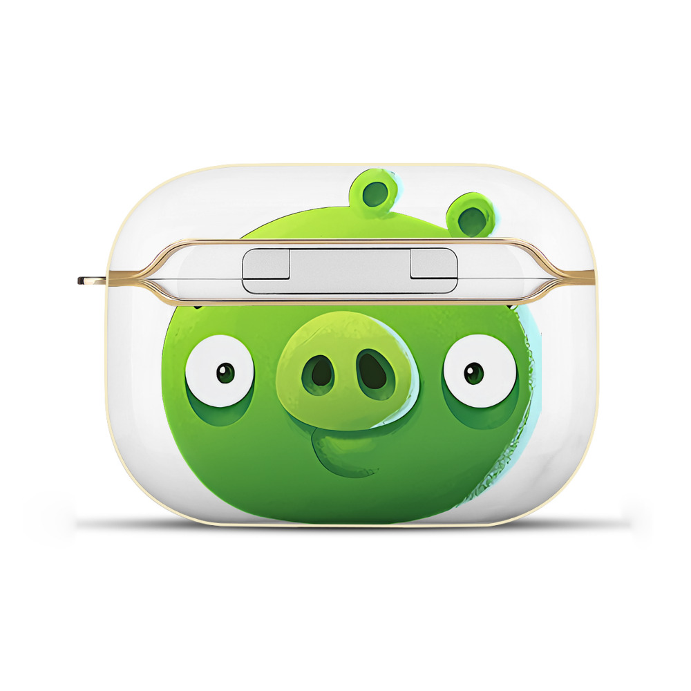 （画像用） Angry Birds アングリーバード 【AirPods Pro用】ハードシェル保護ケース｜耐衝撃・防指紋・カラビナ付き商品仕様
