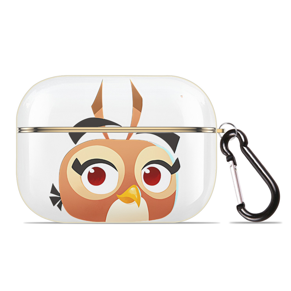 （画像用） Angry Birds アングリーバード 【AirPods Pro用】ハードシェル保護ケース｜耐衝撃・防指紋・カラビナ付き商品仕様