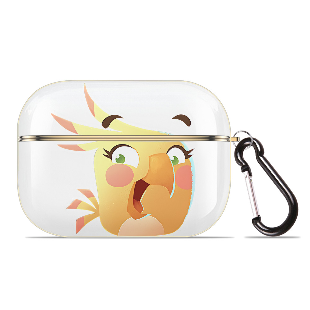 （画像用） Angry Birds アングリーバード 【AirPods Pro用】ハードシェル保護ケース｜耐衝撃・防指紋・カラビナ付き商品仕様