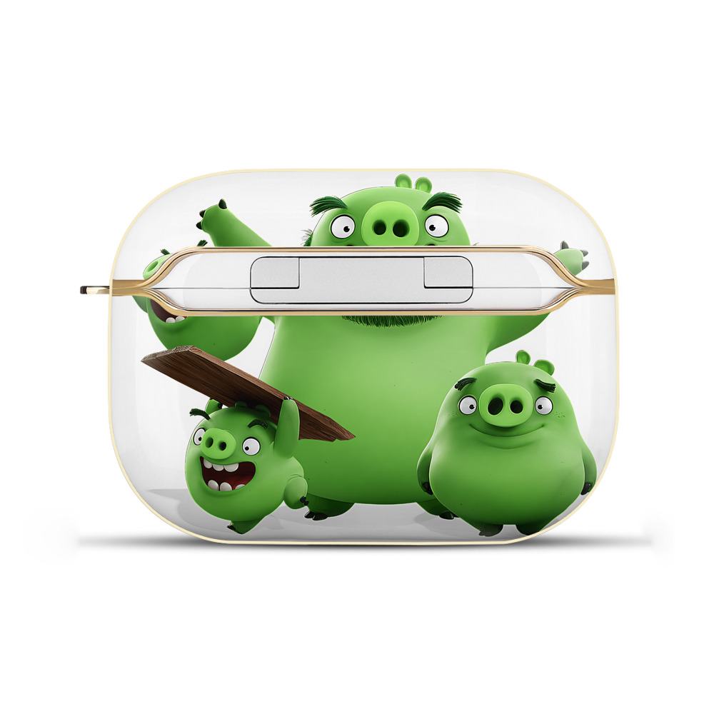 （画像用） Angry Birds アングリーバード 【AirPods Pro用】ハードシェル保護ケース｜耐衝撃・防指紋・カラビナ付き商品仕様