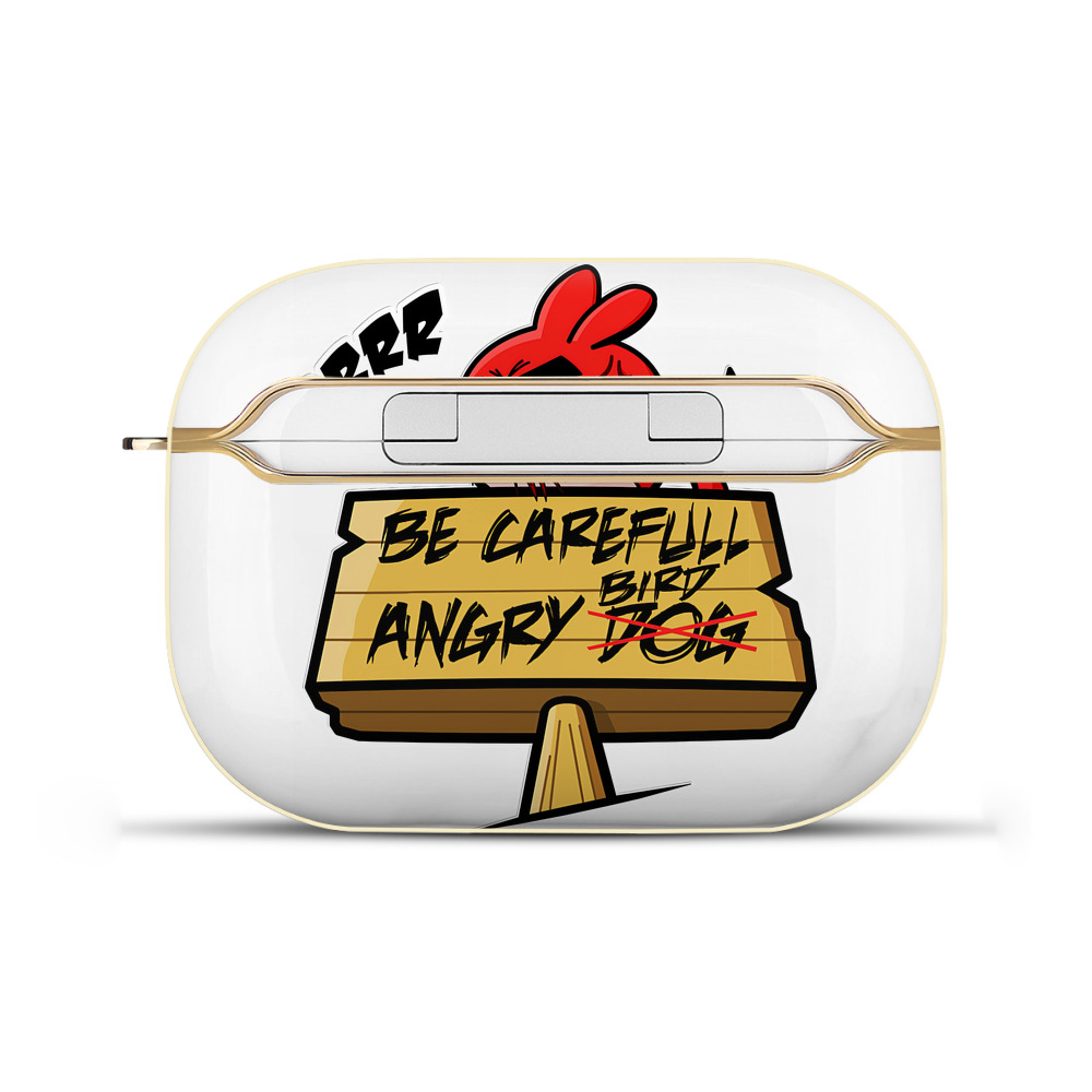（画像用） Angry Birds アングリーバード 【AirPods Pro用】ハードシェル保護ケース｜耐衝撃・防指紋・カラビナ付き商品仕様
