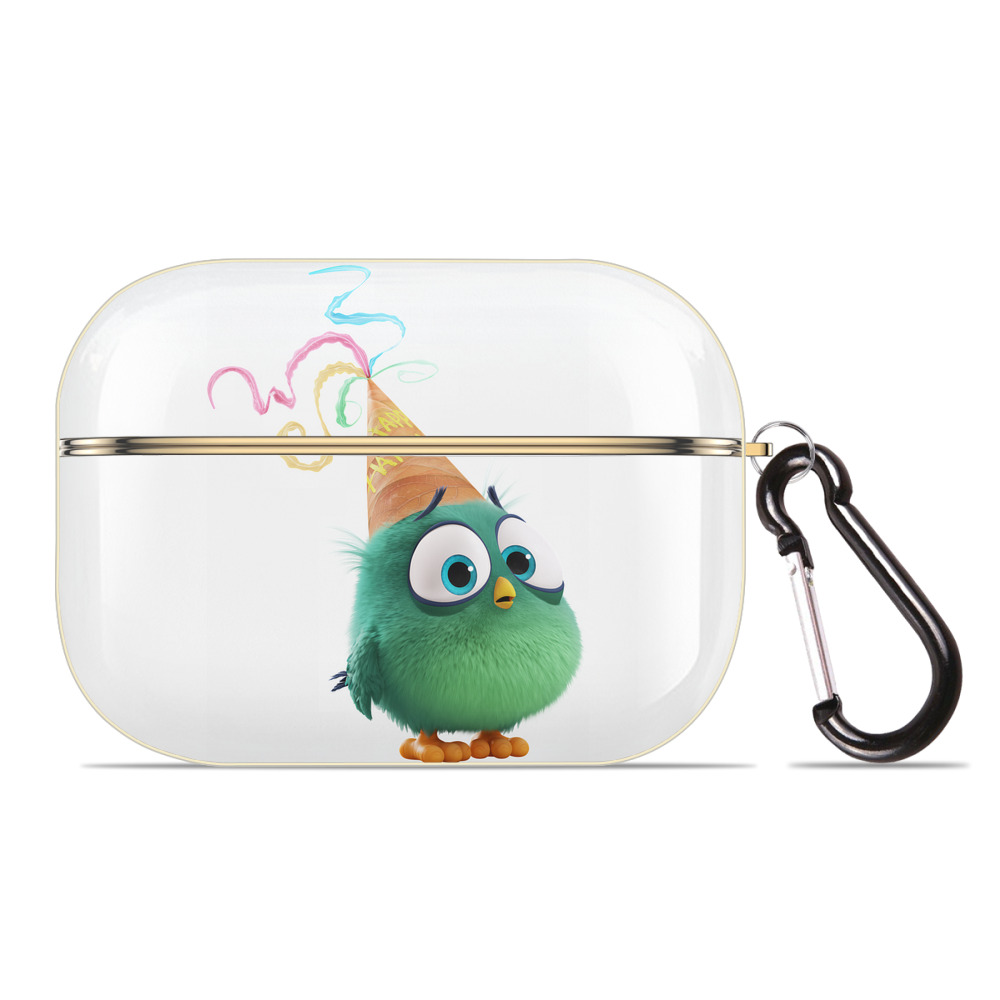 （画像用） Angry Birds アングリーバード 【AirPods Pro用】ハードシェル保護ケース｜耐衝撃・防指紋・カラビナ付き商品仕様