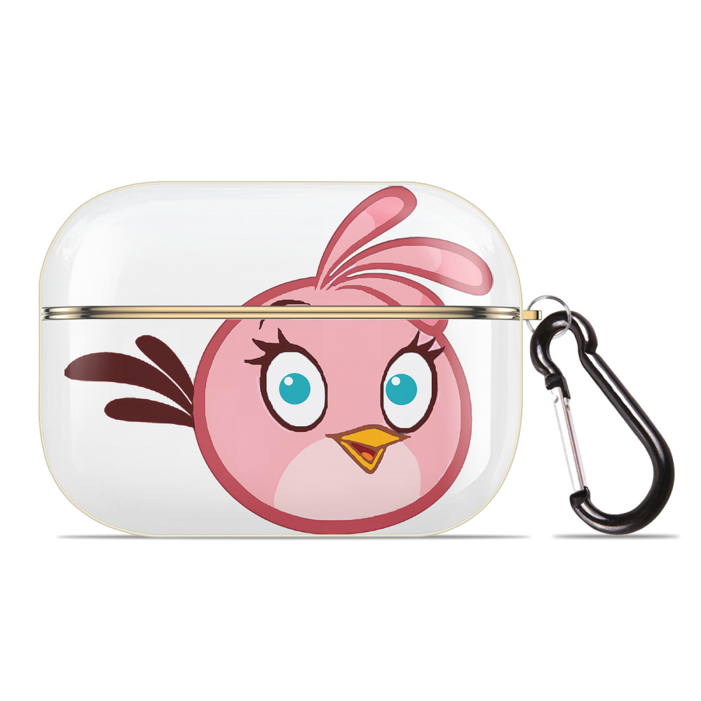 （画像用） Angry Birds アングリーバード 【AirPods Pro用】ハードシェル保護ケース｜耐衝撃・防指紋・カラビナ付き商品仕様