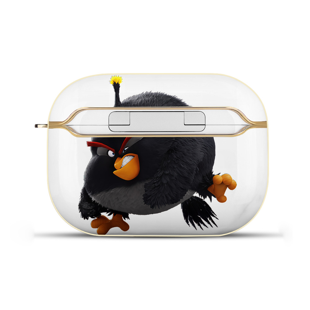 （画像用） Angry Birds アングリーバード 【AirPods Pro用】ハードシェル保護ケース｜耐衝撃・防指紋・カラビナ付き商品仕様