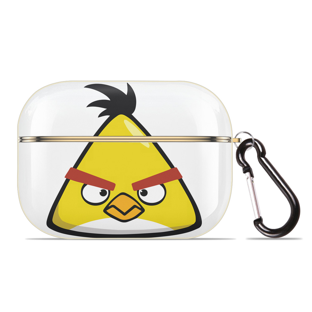 （画像用） Angry Birds アングリーバード 【AirPods Pro用】ハードシェル保護ケース｜耐衝撃・防指紋・カラビナ付き商品仕様