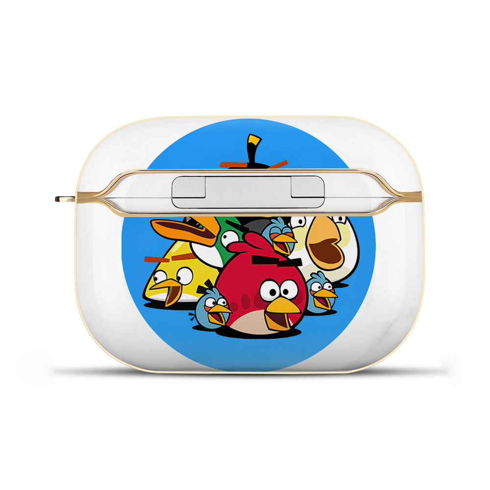 （画像用） Angry Birds アングリーバード 【AirPods Pro用】ハードシェル保護ケース｜耐衝撃・防指紋・カラビナ付き商品仕様