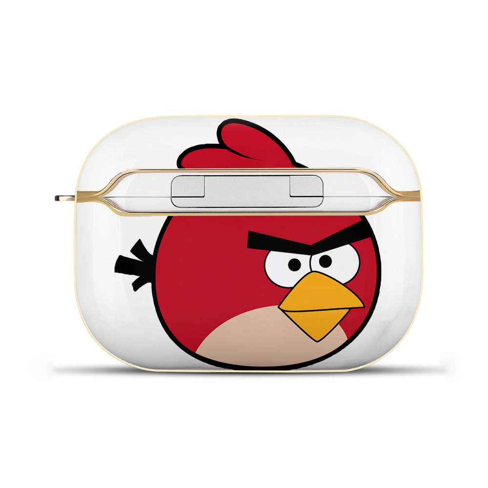 （画像用） Angry Birds アングリーバード 【AirPods Pro用】ハードシェル保護ケース｜耐衝撃・防指紋・カラビナ付き商品仕様