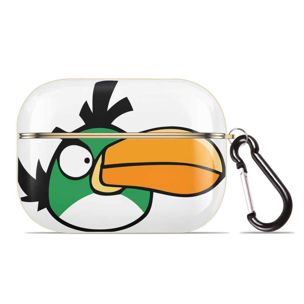 （画像用） Angry Birds アングリーバード 【AirPods Pro用】ハードシェル保護ケース｜耐衝撃・防指紋・カラビナ付き商品仕様