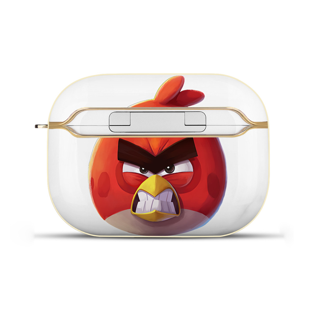 （画像用） Angry Birds アングリーバード 【AirPods Pro用】ハードシェル保護ケース｜耐衝撃・防指紋・カラビナ付き商品仕様