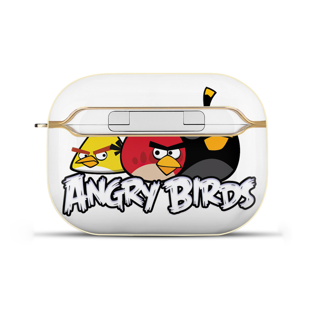 （画像用） Angry Birds アングリーバード 【AirPods Pro用】ハードシェル保護ケース｜耐衝撃・防指紋・カラビナ付き商品仕様