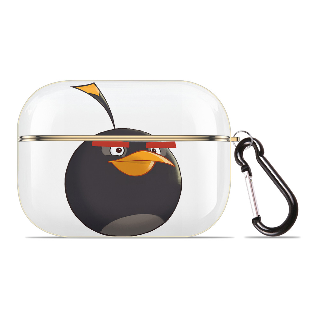 （画像用） Angry Birds アングリーバード 【AirPods Pro用】ハードシェル保護ケース｜耐衝撃・防指紋・カラビナ付き商品仕様