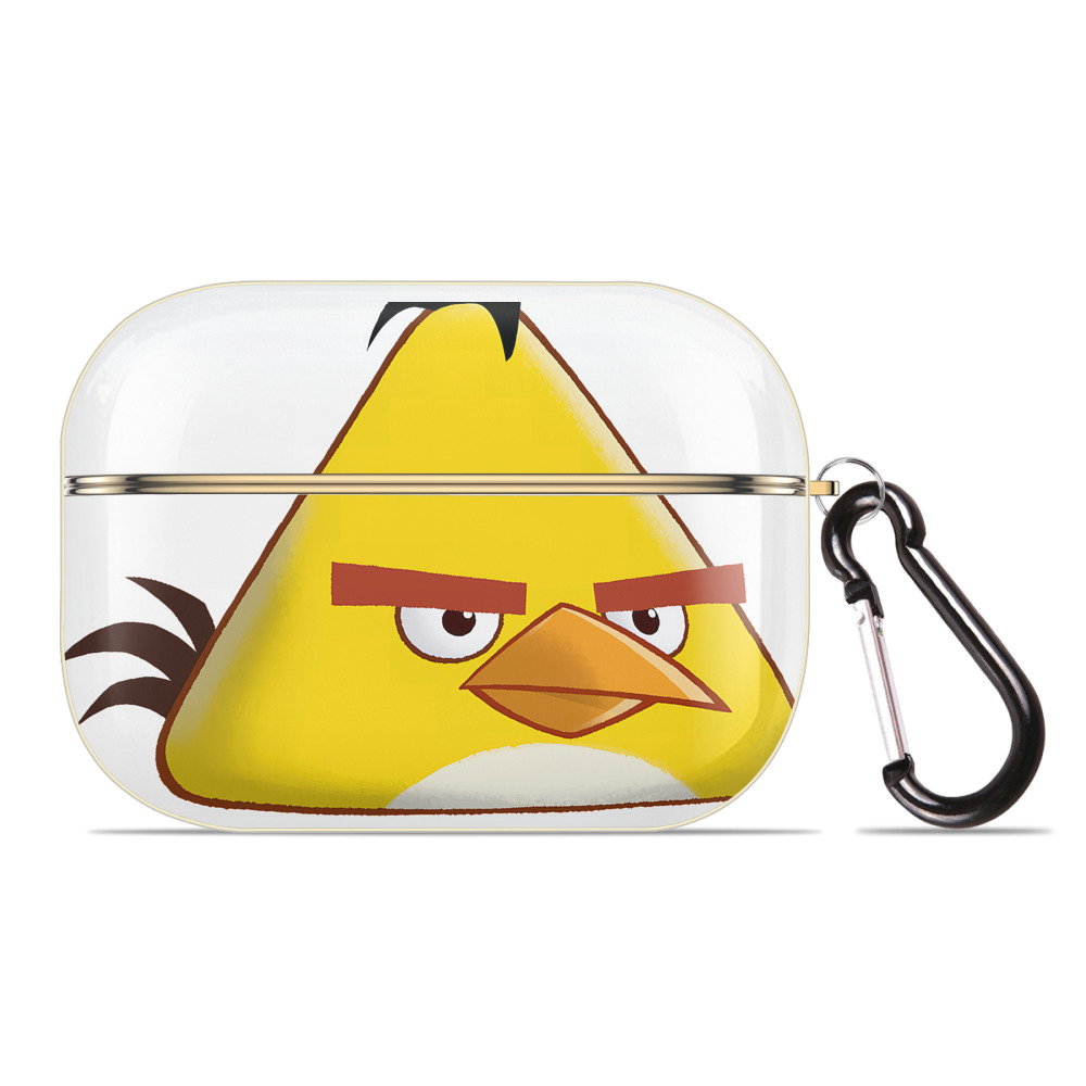（画像用） Angry Birds アングリーバード 【AirPods Pro用】ハードシェル保護ケース｜耐衝撃・防指紋・カラビナ付き商品仕様